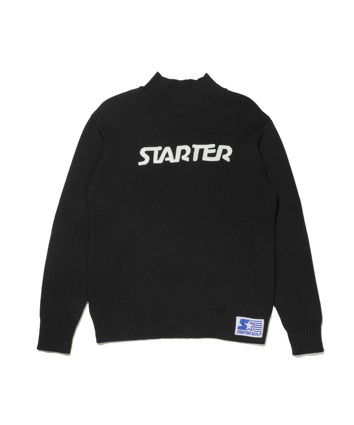 ロゴ刺繍 バックスター モックネックニット | STARTER GOLF OFFICIAL